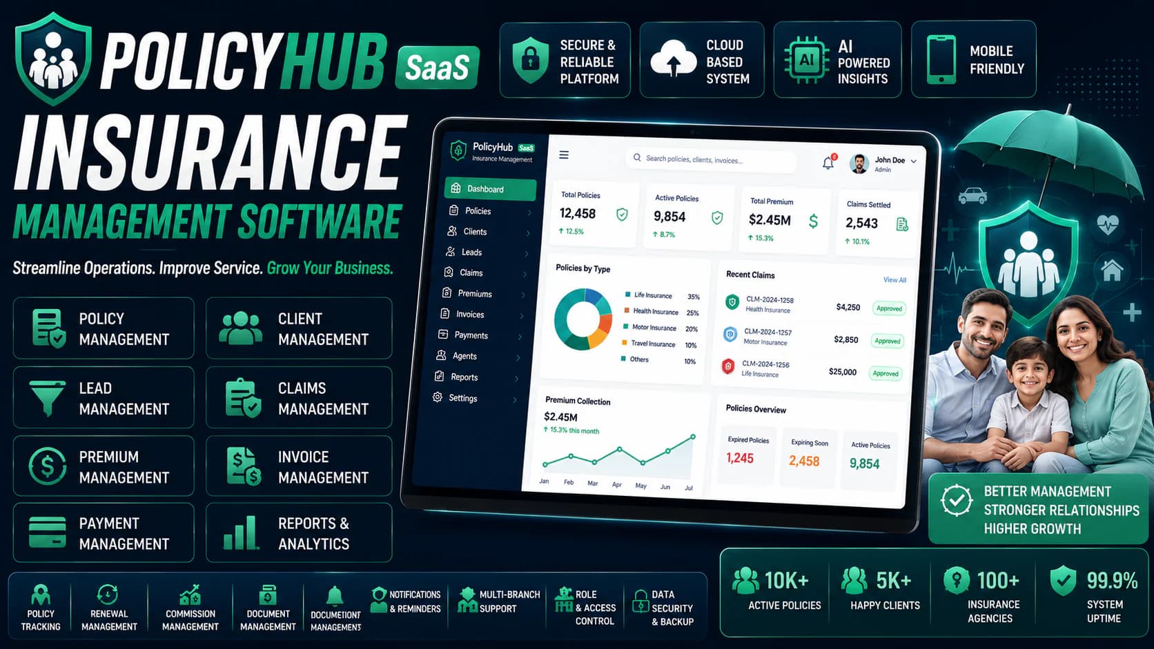 Insurance Management Platform